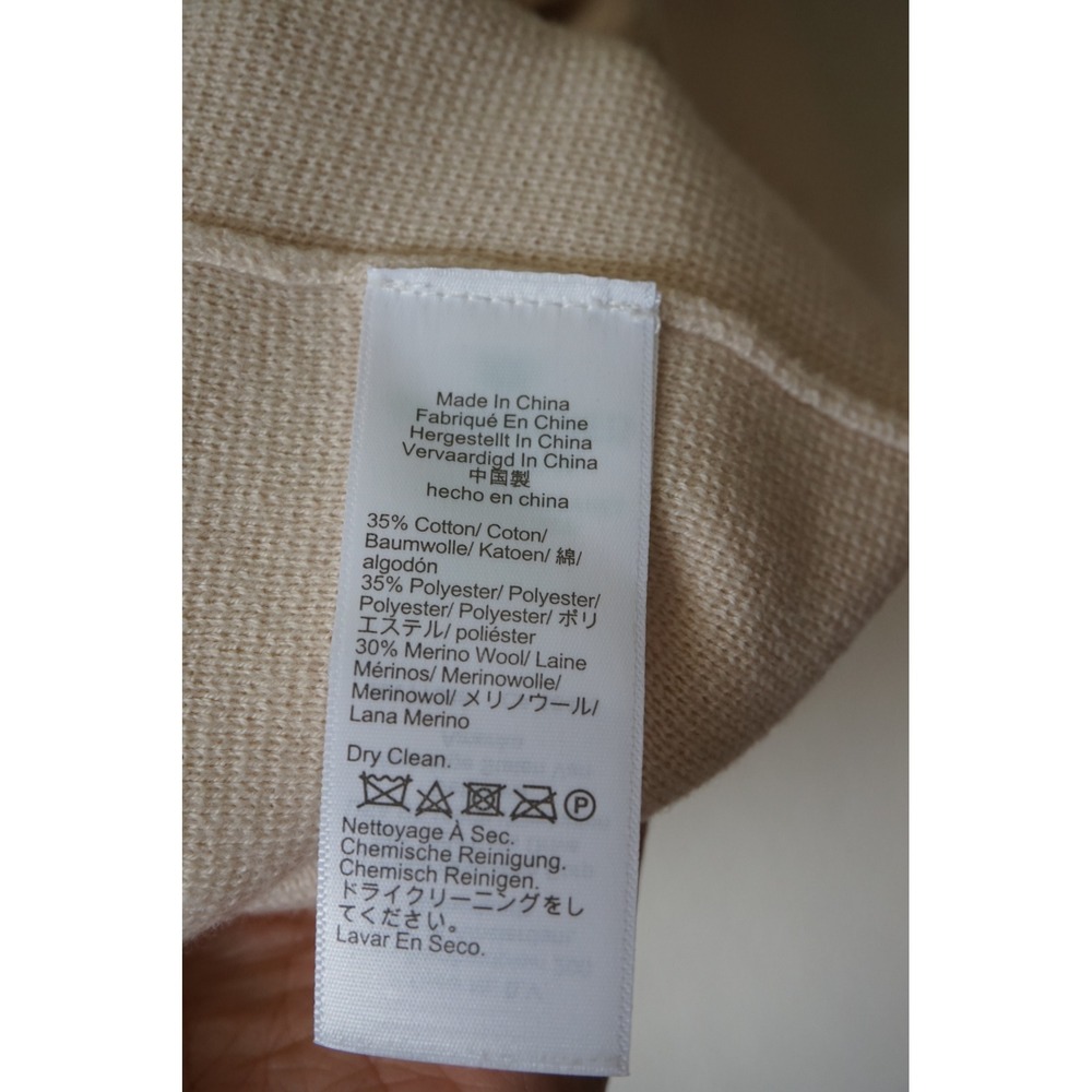J.Crew Giselle Sweater Blazer Lady Jacket Old Money‎ Neutral Cream Beige M - Picture 5 of 7